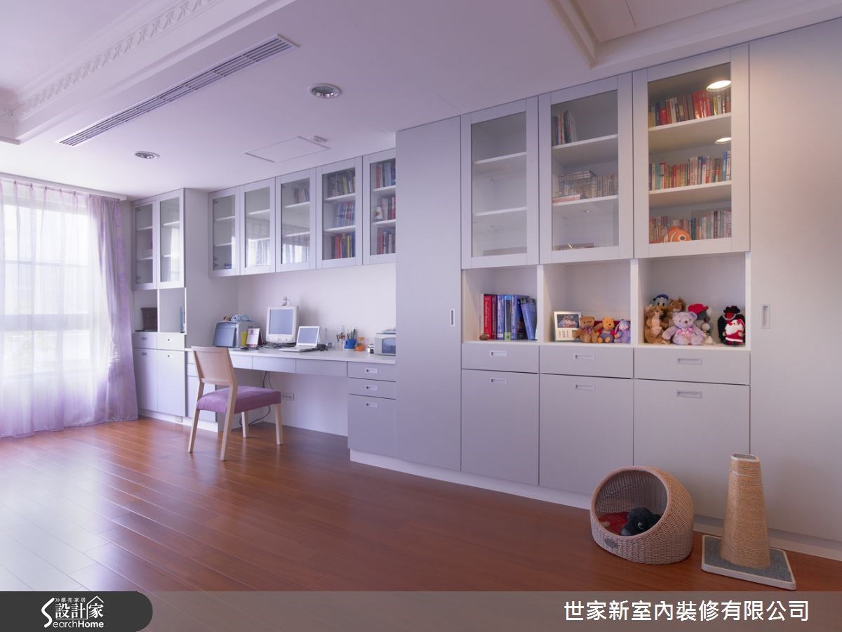 80坪中古屋(5~15年)＿混搭風書房案例圖片＿世家新室內裝修有限公司＿世家新_08之21