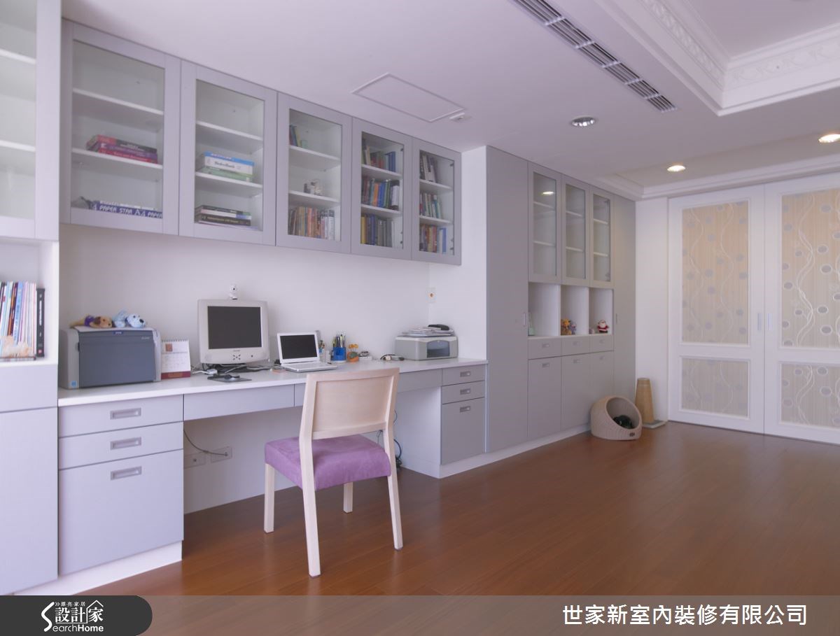 80坪中古屋(5~15年)＿混搭風書房案例圖片＿世家新室內裝修有限公司＿世家新_08之22