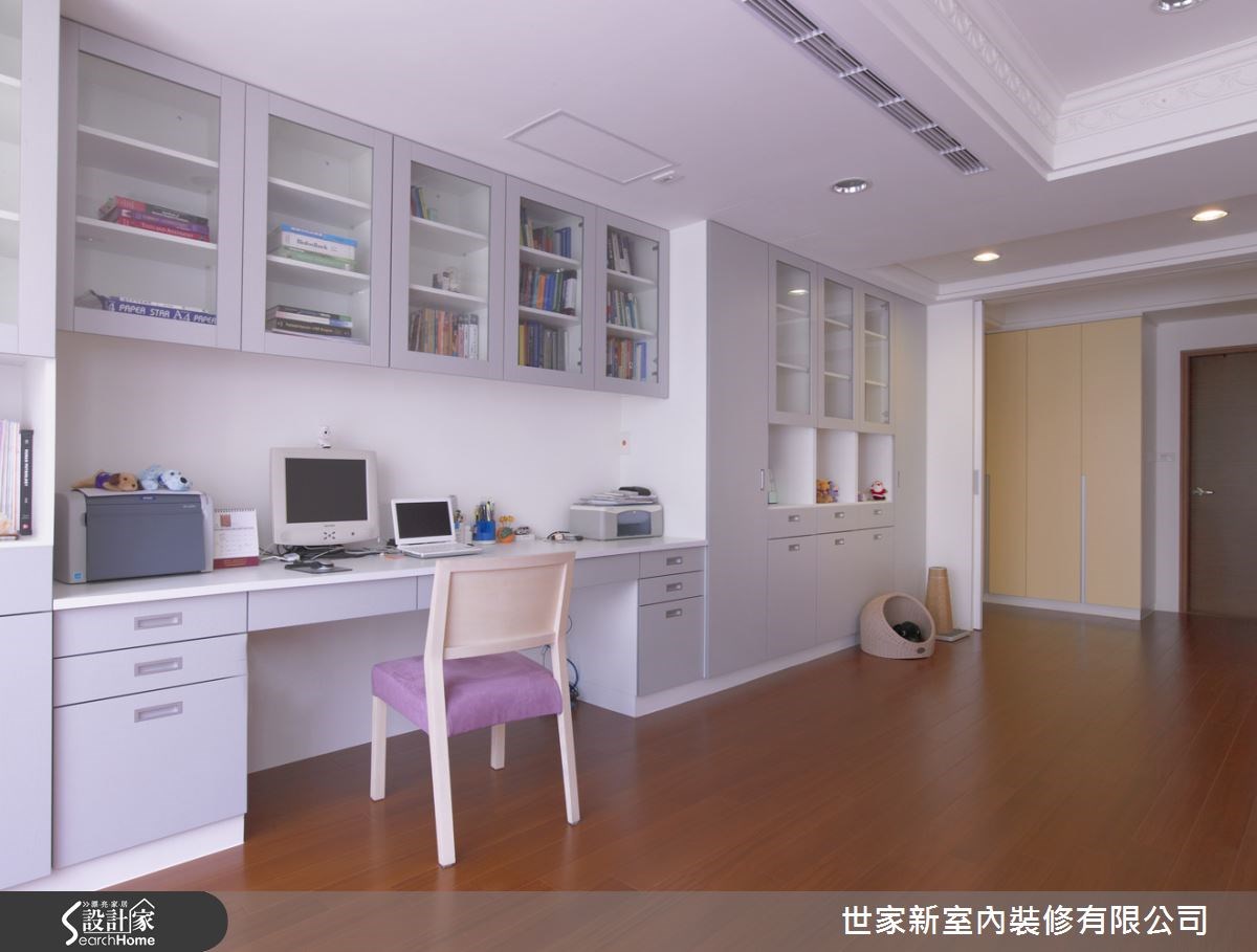 80坪中古屋(5~15年)＿混搭風書房案例圖片＿世家新室內裝修有限公司＿世家新_08之23