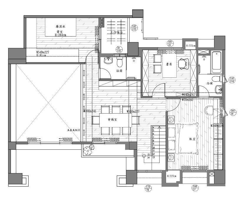 60坪新成屋(5年以下)＿新中式風案例圖片＿世家新室內裝修有限公司＿世家新_09之12