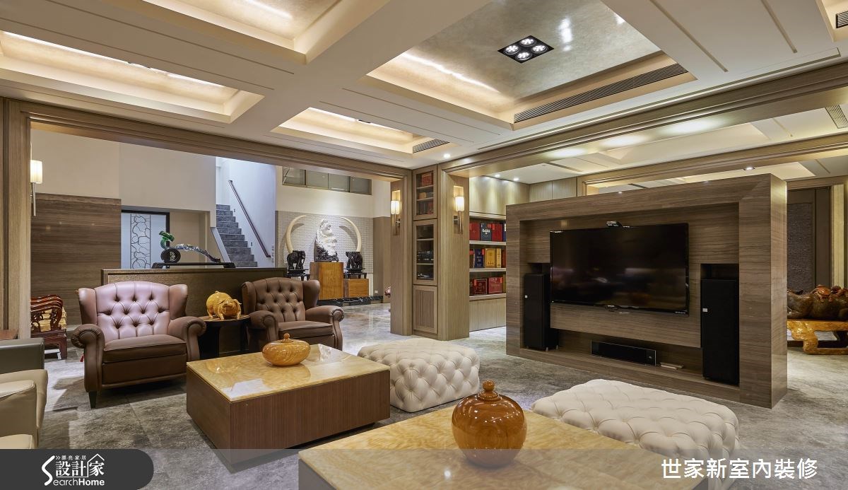 70坪老屋(16~30年)＿新中式風客廳案例圖片＿世家新室內裝修有限公司＿世家新_10之13