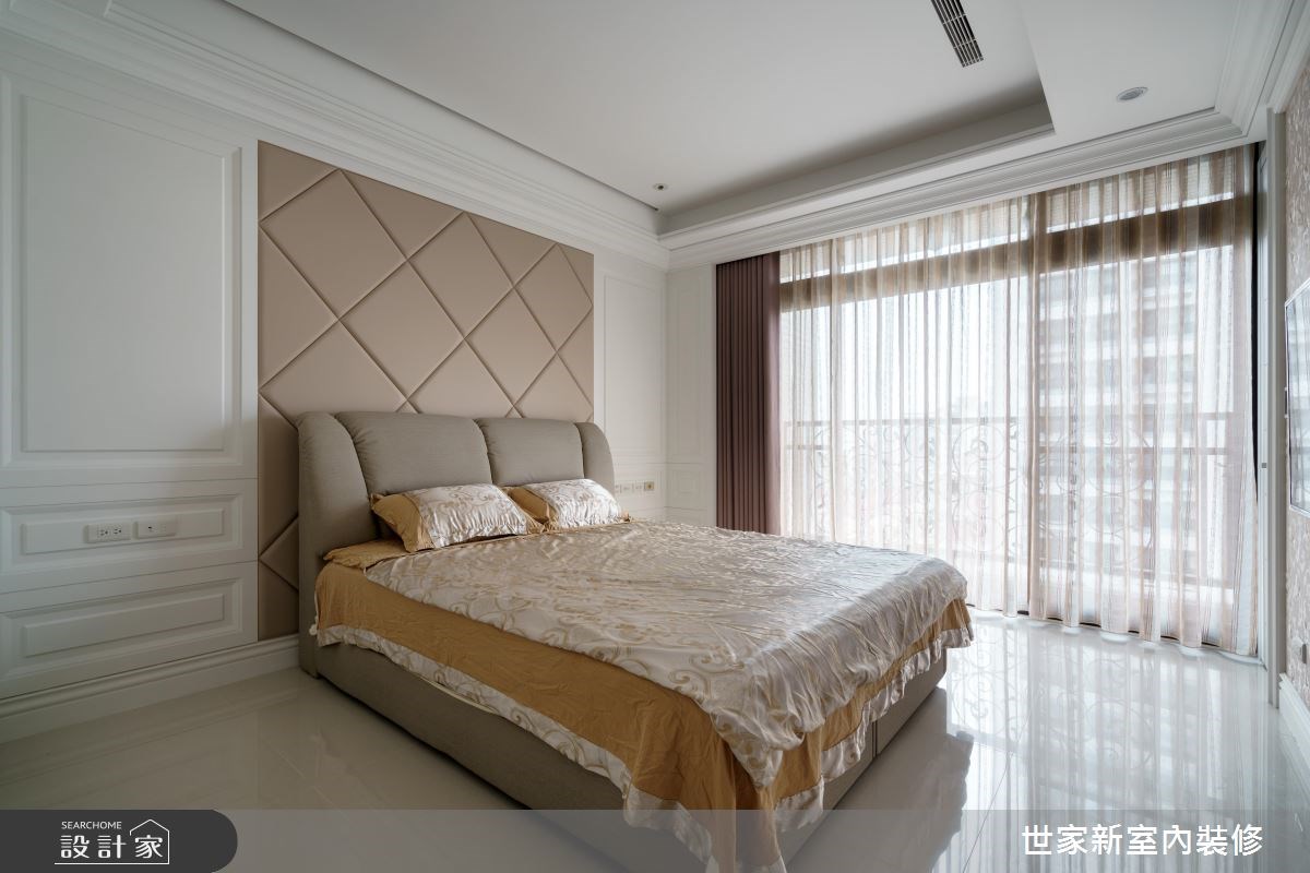 45坪新成屋(5年以下)＿新古典臥室案例圖片＿世家新室內裝修有限公司＿世家新_12之10