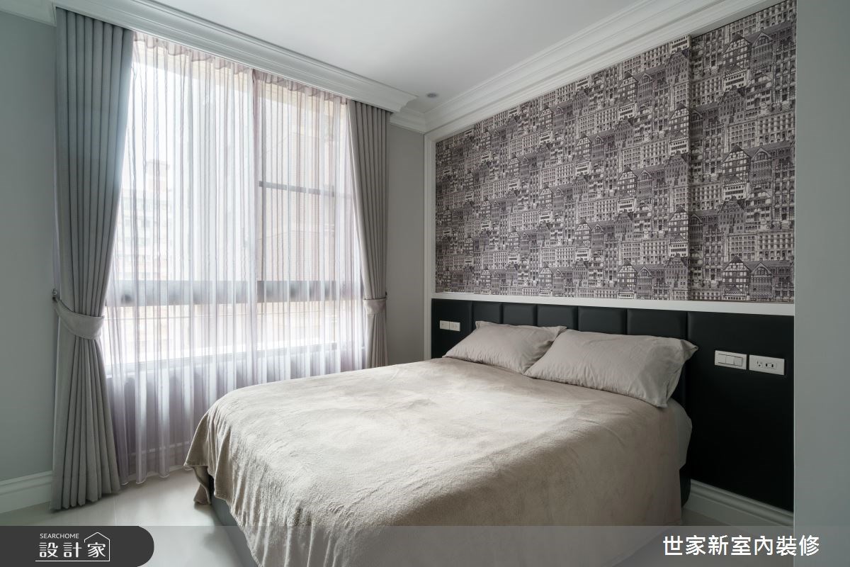 45坪新成屋(5年以下)＿新古典臥室案例圖片＿世家新室內裝修有限公司＿世家新_12之13