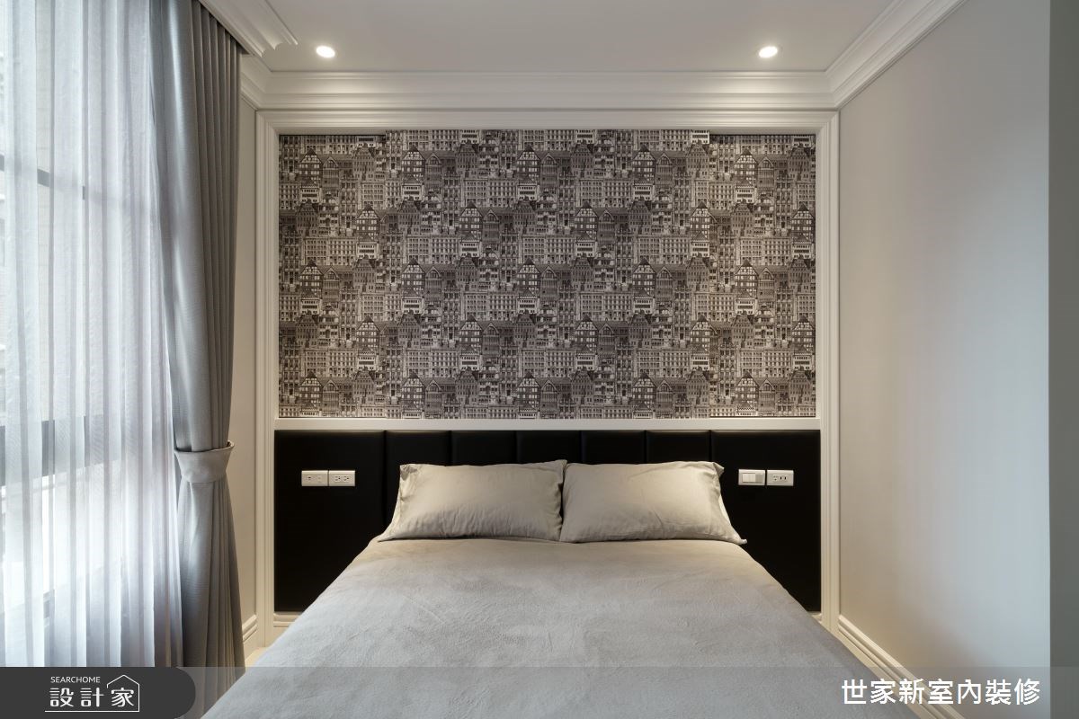 45坪新成屋(5年以下)＿新古典臥室案例圖片＿世家新室內裝修有限公司＿世家新_12之14