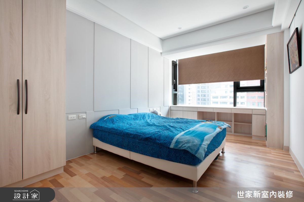 85坪新成屋(5年以下)＿現代風臥室案例圖片＿世家新室內裝修有限公司＿世家新_13之14