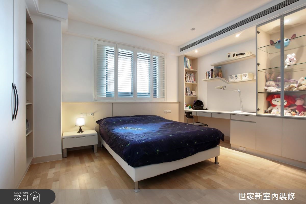 85坪新成屋(5年以下)＿現代風臥室案例圖片＿世家新室內裝修有限公司＿世家新_13之13