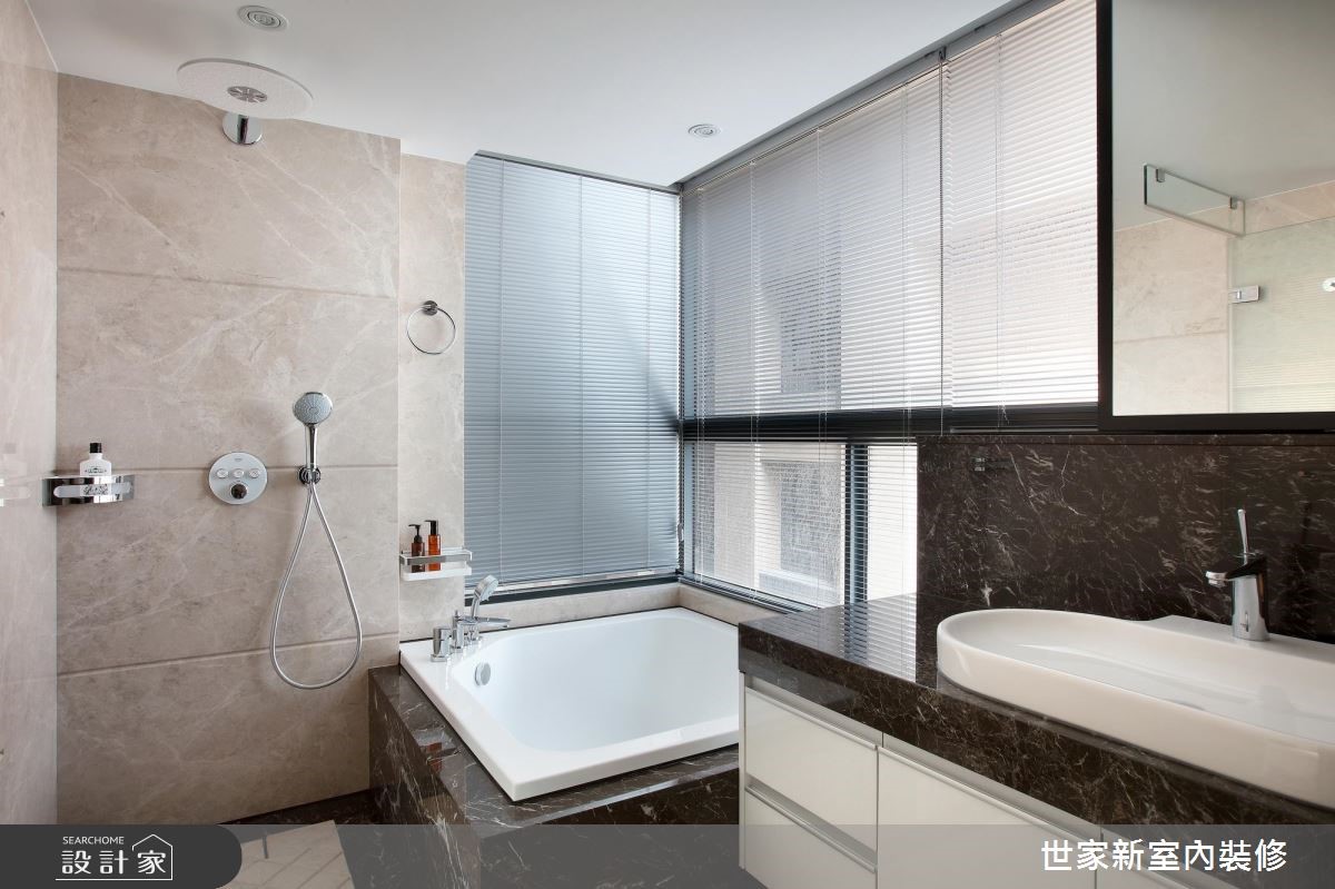 85坪新成屋(5年以下)＿現代風浴室案例圖片＿世家新室內裝修有限公司＿世家新_13之15
