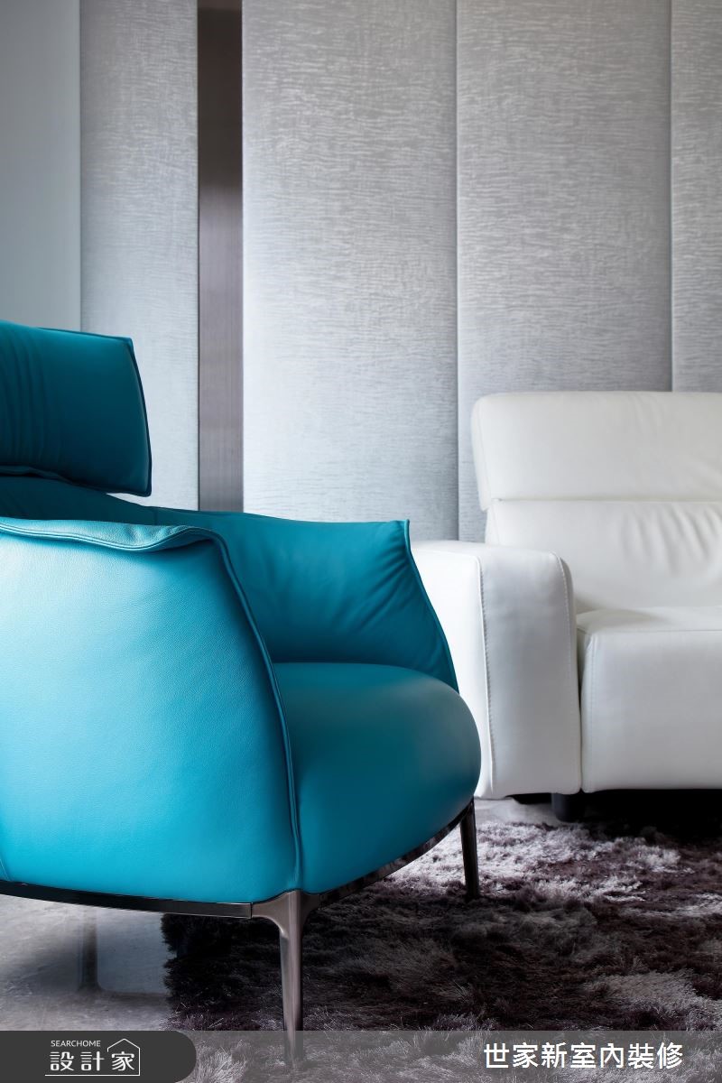 85坪新成屋(5年以下)＿現代風客廳案例圖片＿世家新室內裝修有限公司＿世家新_13之5