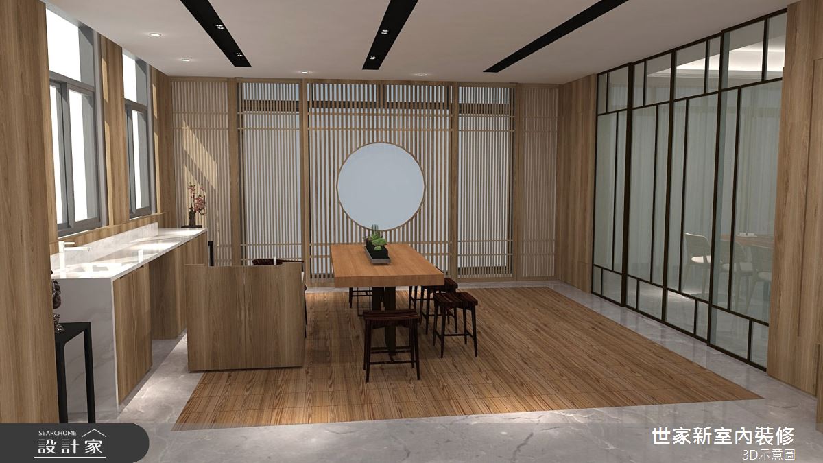 110坪新成屋(5年以下)＿人文禪風書房多功能室案例圖片＿世家新室內裝修有限公司＿世家新_19之6