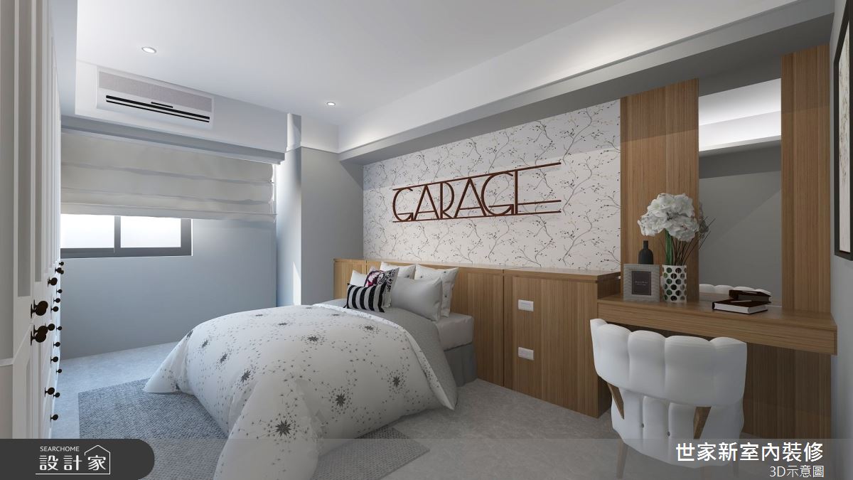 老屋(16~30年)＿自然人文風臥室案例圖片＿世家新室內裝修有限公司＿世家新_20之12