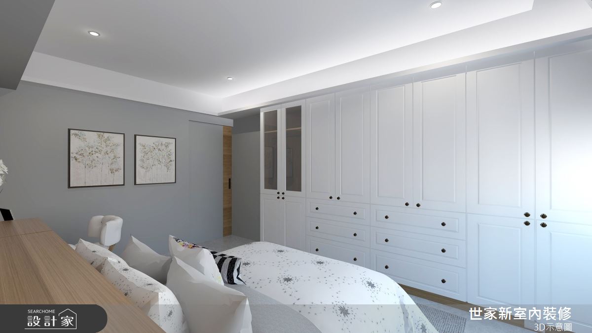 老屋(16~30年)＿自然人文風臥室案例圖片＿世家新室內裝修有限公司＿世家新_20之14