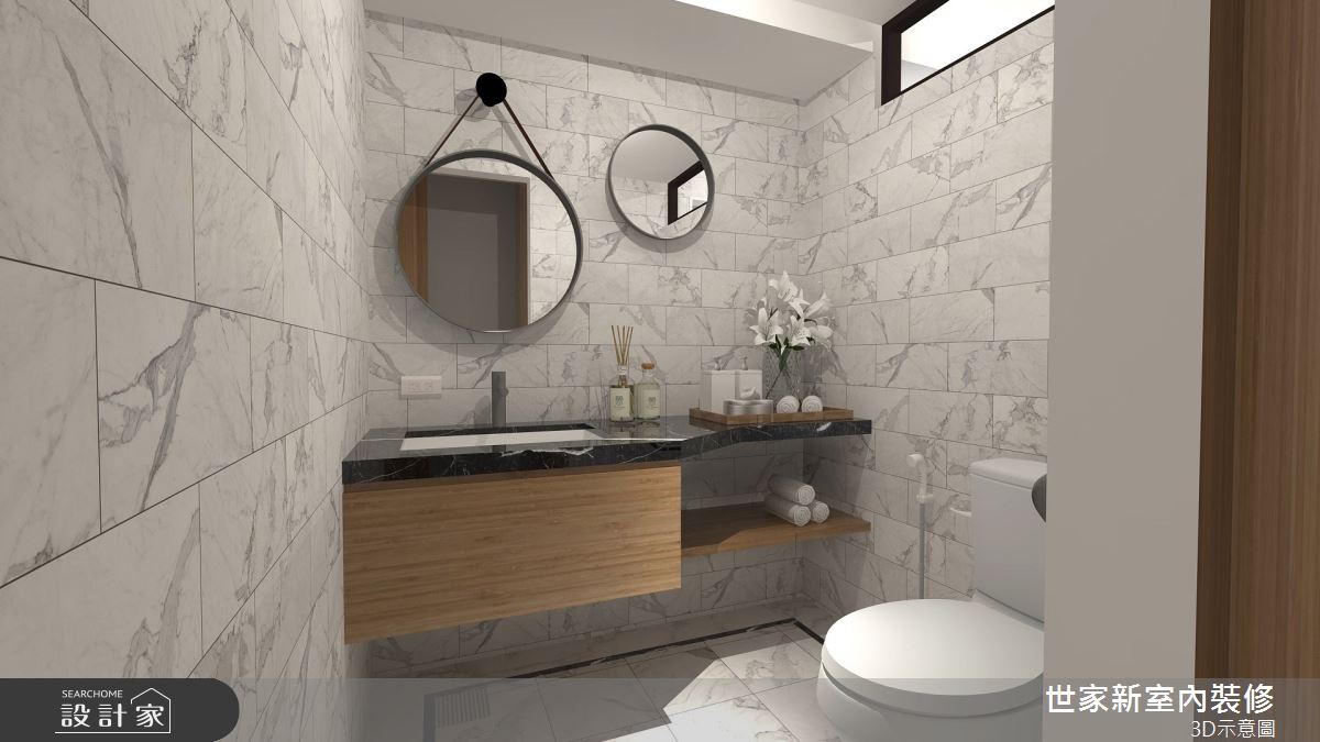 老屋(16~30年)＿自然人文風浴室案例圖片＿世家新室內裝修有限公司＿世家新_20之17