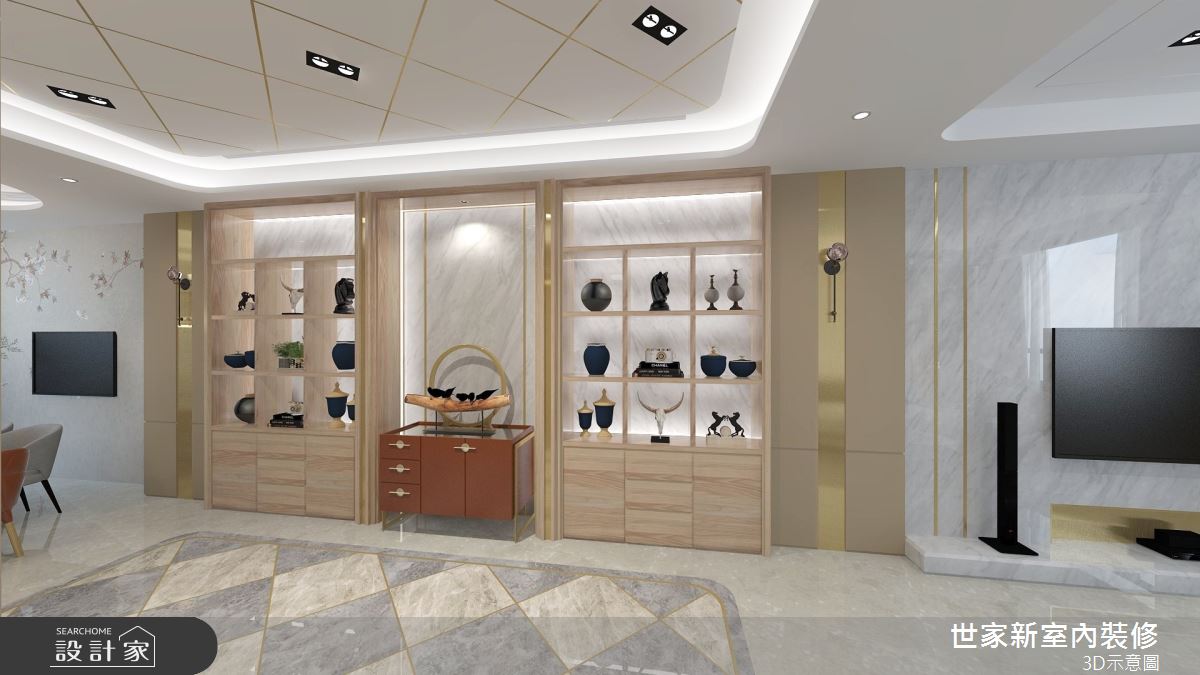 110坪預售屋＿混搭風案例圖片＿世家新室內裝修有限公司＿世家新_21之3