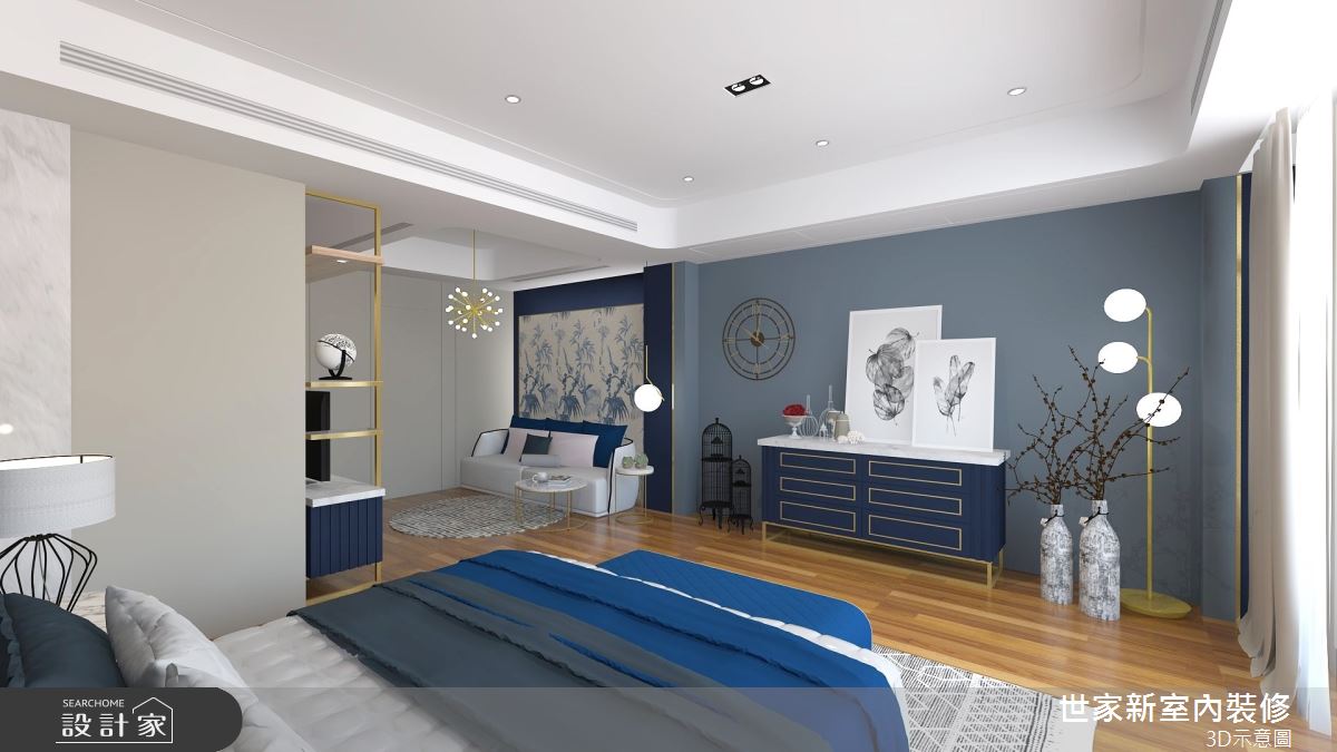 110坪預售屋＿混搭風臥室案例圖片＿世家新室內裝修有限公司＿世家新_21之15