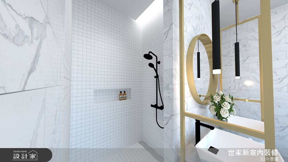 110坪預售屋＿混搭風浴室案例圖片＿世家新室內裝修有限公司＿世家新_21之18