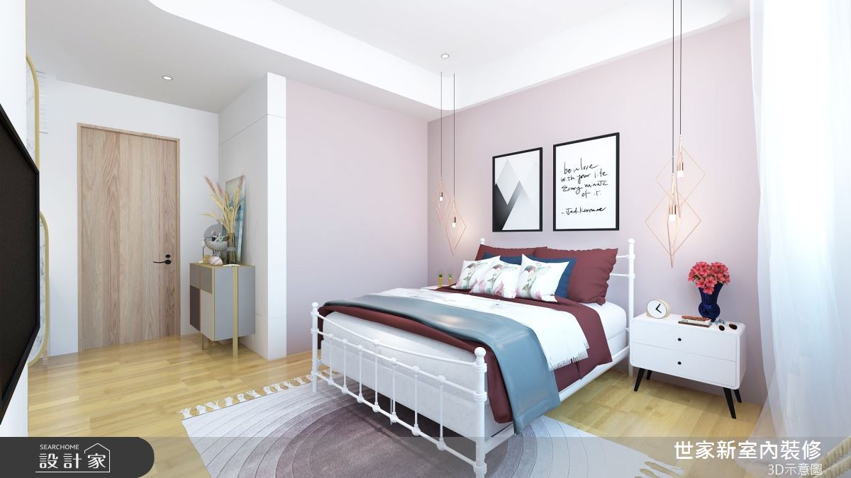 110坪預售屋＿混搭風臥室案例圖片＿世家新室內裝修有限公司＿世家新_21之22