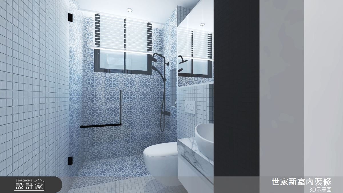 110坪預售屋＿混搭風浴室案例圖片＿世家新室內裝修有限公司＿世家新_21之25