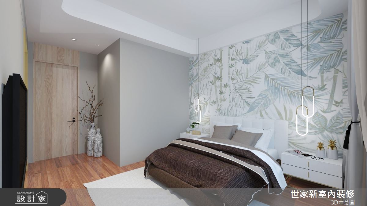 110坪預售屋＿混搭風臥室案例圖片＿世家新室內裝修有限公司＿世家新_21之28