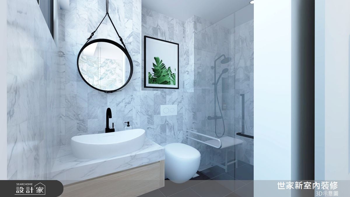 110坪預售屋＿混搭風浴室案例圖片＿世家新室內裝修有限公司＿世家新_21之31