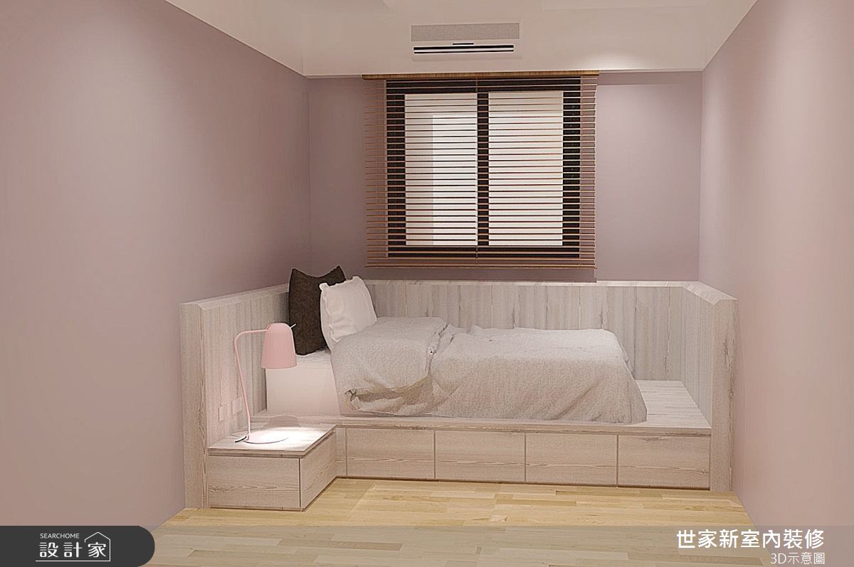 30坪新成屋(5年以下)＿混搭風臥室案例圖片＿世家新室內裝修有限公司＿世家新_24之10
