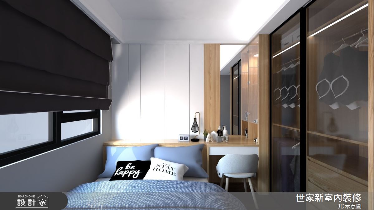 20坪預售屋＿美式風臥室案例圖片＿世家新室內裝修有限公司＿世家新_25之7