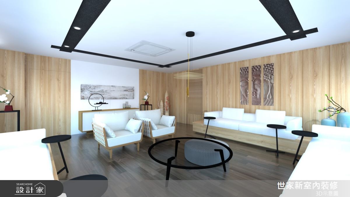 60坪中古屋(5~15年)＿人文禪風商業空間案例圖片＿世家新室內裝修有限公司＿世家新_26之7