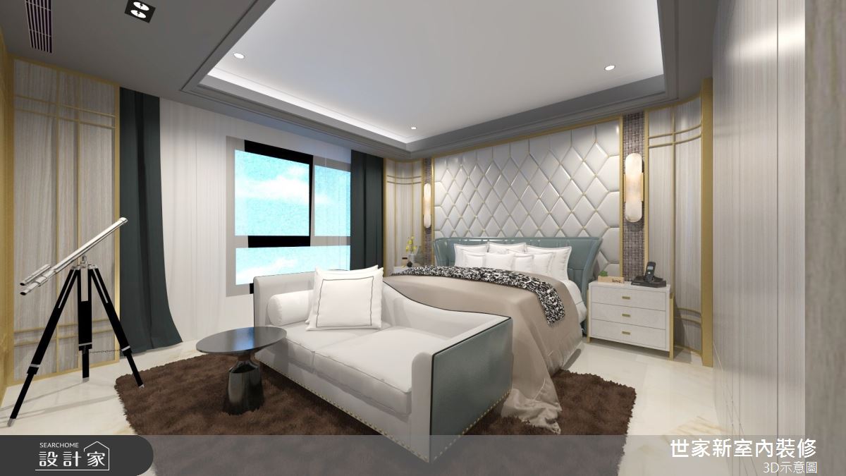 55坪新成屋(5年以下)＿奢華風臥室案例圖片＿世家新室內裝修有限公司＿世家新_28之10