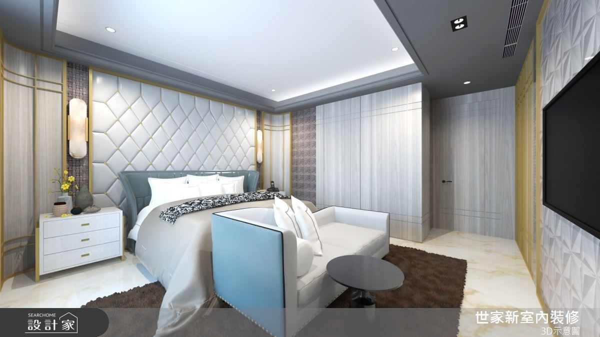 55坪新成屋(5年以下)＿奢華風臥室案例圖片＿世家新室內裝修有限公司＿世家新_28之11