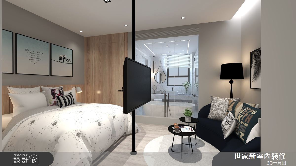 63坪老屋(16~30年)＿簡約風臥室案例圖片＿世家新室內裝修有限公司＿世家新_29之7