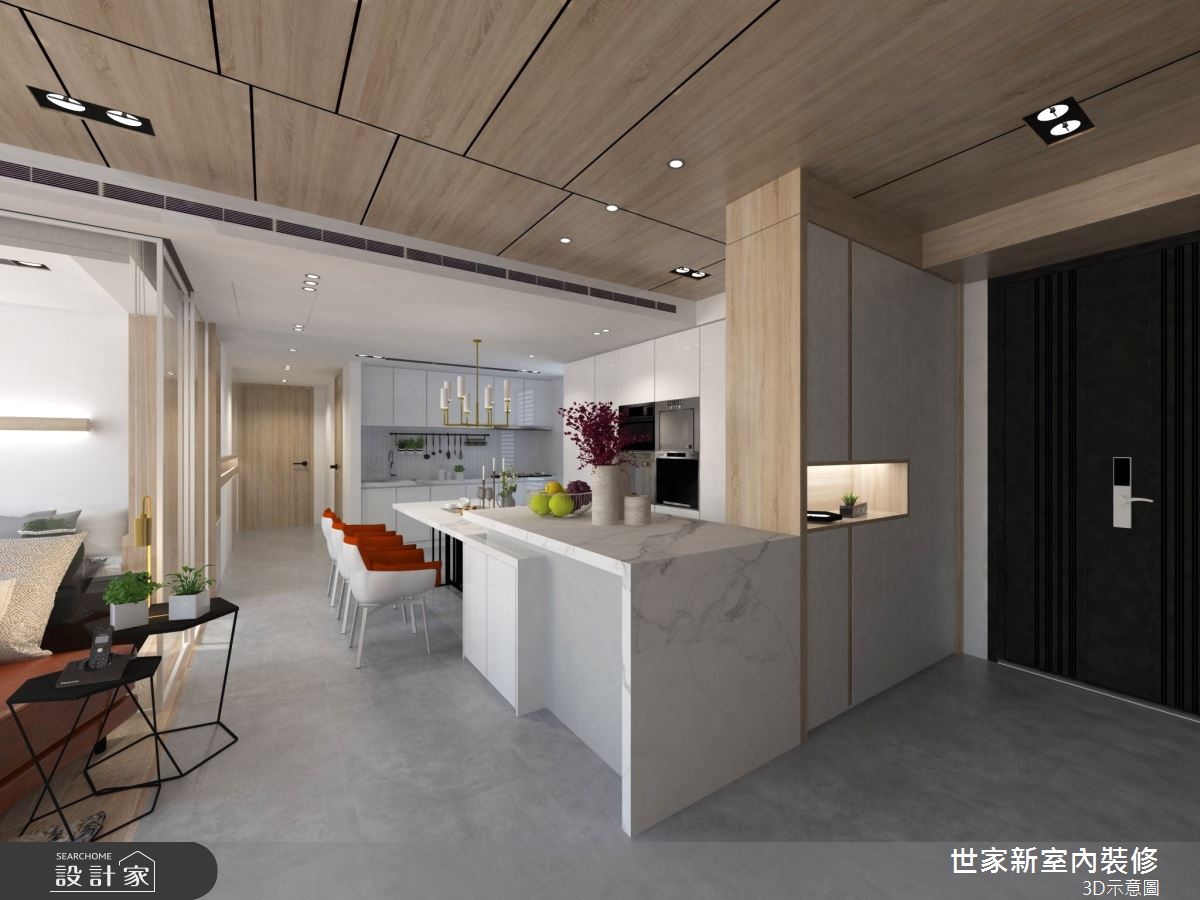 36坪新成屋(5年以下)＿現代風餐廳案例圖片＿世家新室內裝修有限公司＿世家新_30之3