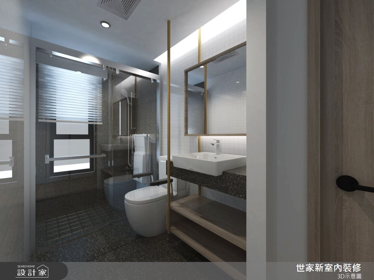 36坪新成屋(5年以下)＿現代風浴室案例圖片＿世家新室內裝修有限公司＿世家新_30之19