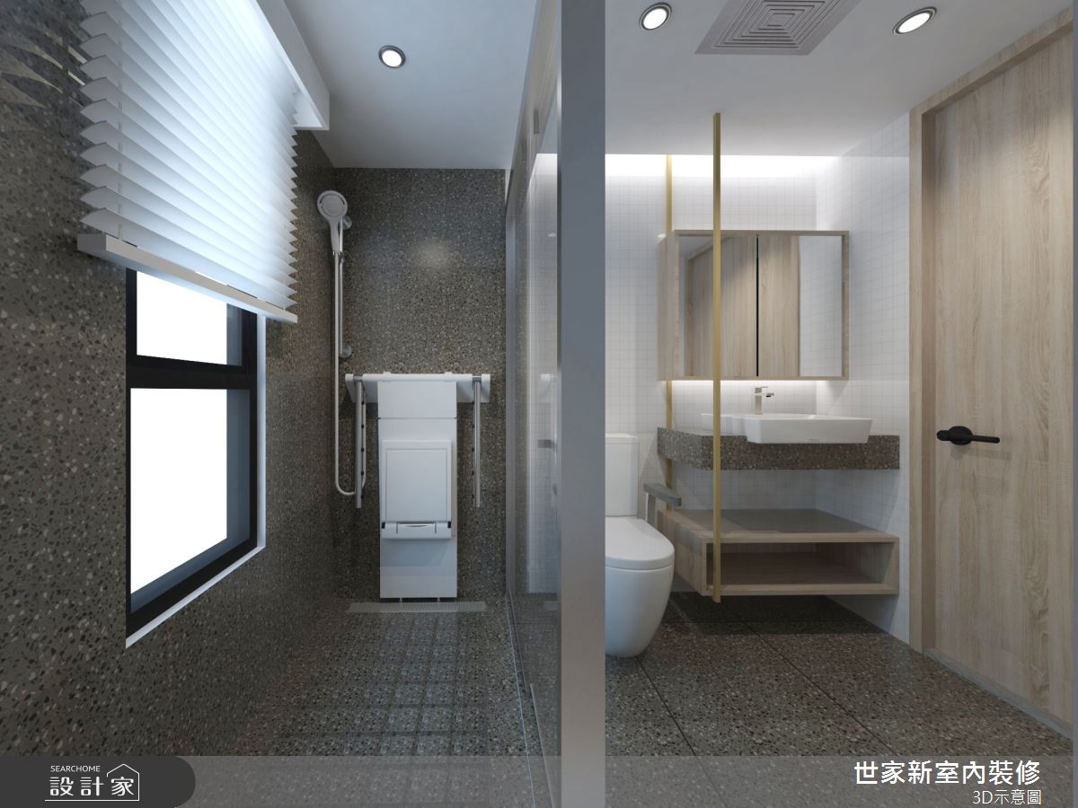 36坪新成屋(5年以下)＿現代風浴室案例圖片＿世家新室內裝修有限公司＿世家新_30之20