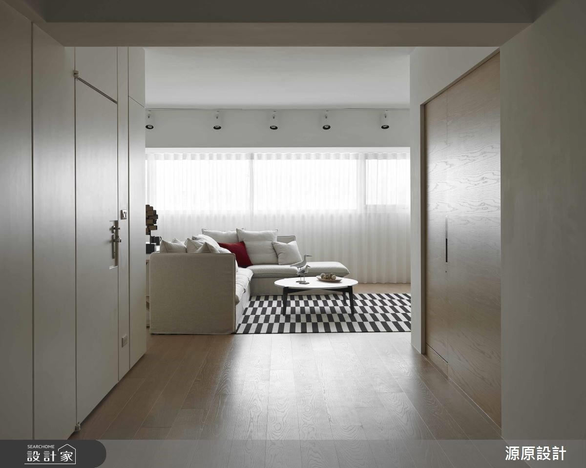 24坪中古屋(5~15年)＿現代風客廳案例圖片＿源原設計 Peny Hsieh Interiors＿源原_01之2