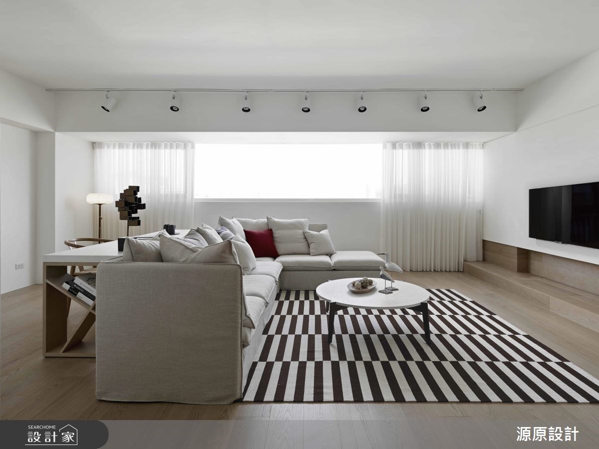 24坪中古屋(5~15年)＿現代風客廳案例圖片＿源原設計 Peny Hsieh Interiors＿源原_01之3