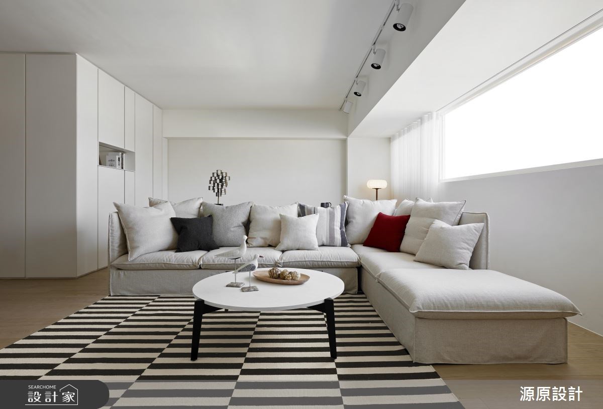 24坪中古屋(5~15年)＿現代風客廳案例圖片＿源原設計 Peny Hsieh Interiors＿源原_01之4
