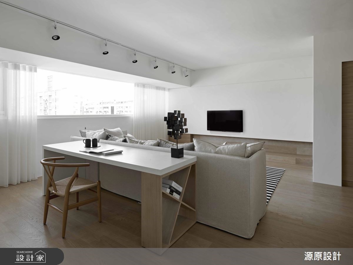 24坪中古屋(5~15年)＿現代風客廳書房案例圖片＿源原設計 Peny Hsieh Interiors＿源原_01之8