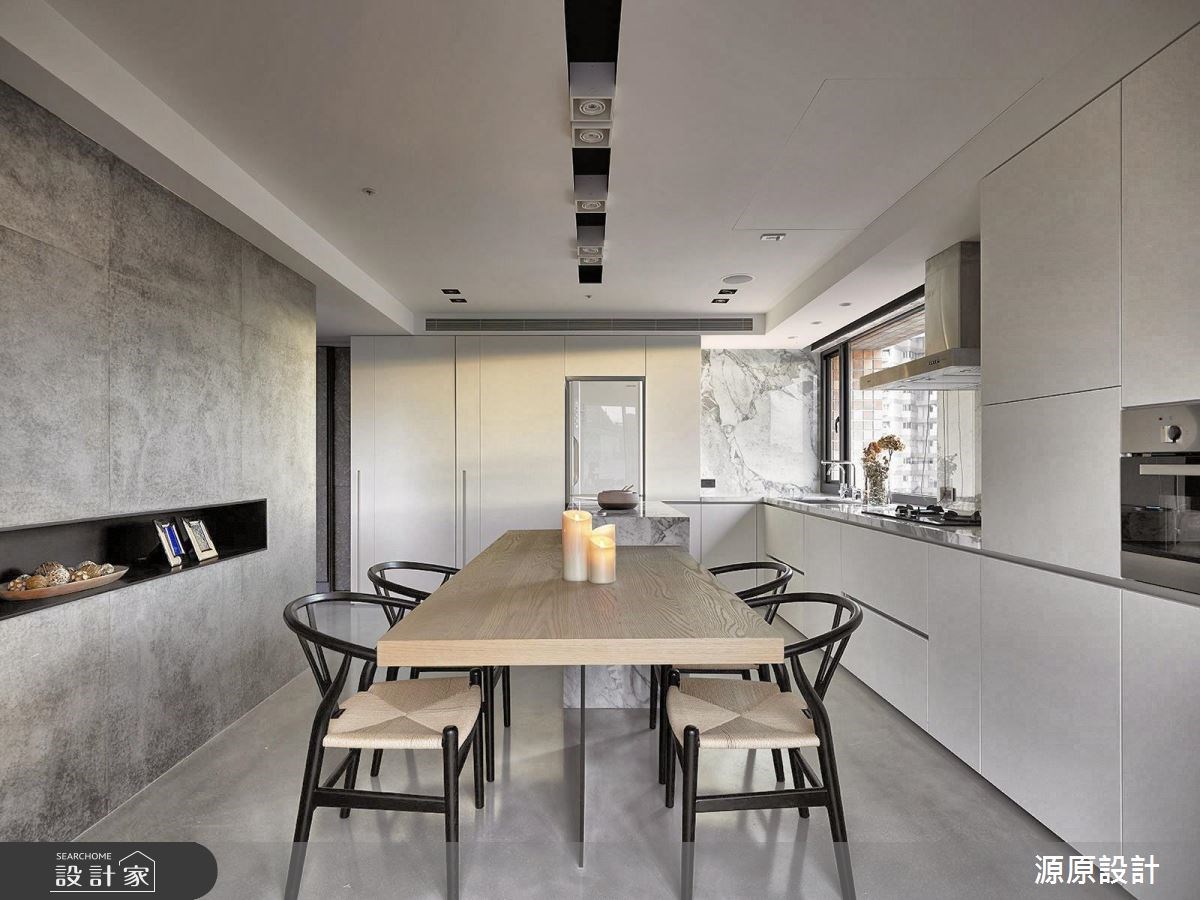 45坪中古屋(5~15年)＿現代風餐廳廚房案例圖片＿源原設計 Peny Hsieh Interiors＿源原_06之6