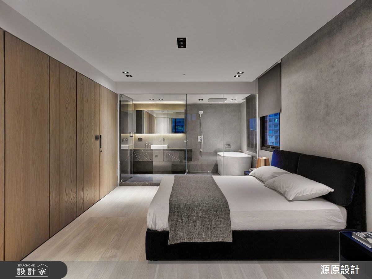 45坪中古屋(5~15年)＿現代風臥室浴室案例圖片＿源原設計 Peny Hsieh Interiors＿源原_06之14