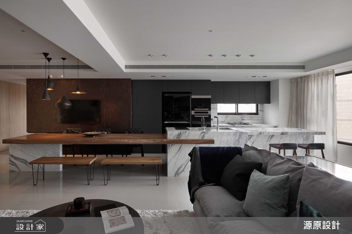 50坪新成屋(5年以下)＿現代風餐廳廚房吧檯案例圖片＿源原設計 Peny Hsieh Interiors＿源原_08之5