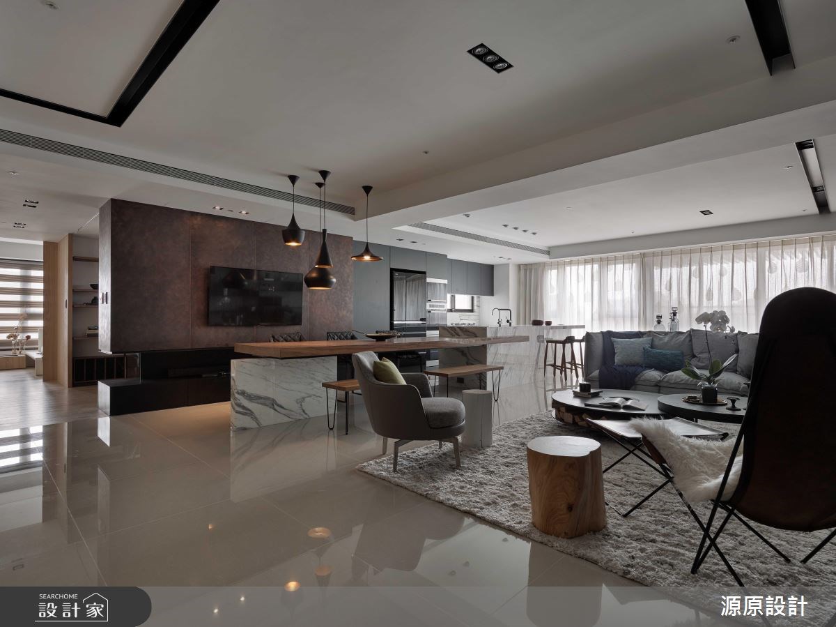 50坪新成屋(5年以下)＿現代風客廳餐廳案例圖片＿源原設計 Peny Hsieh Interiors＿源原_08之6