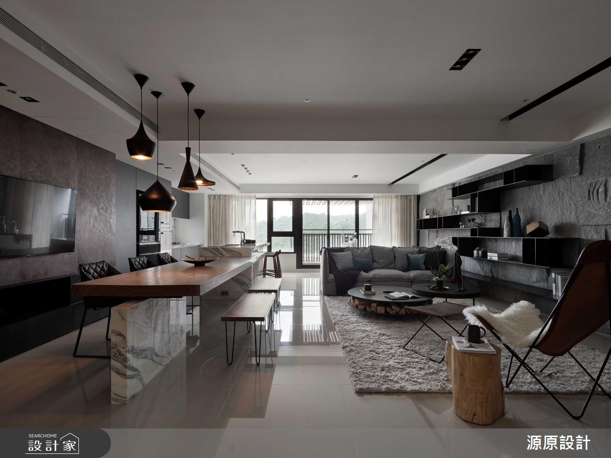 50坪新成屋(5年以下)＿現代風客廳餐廳案例圖片＿源原設計 Peny Hsieh Interiors＿源原_08之8