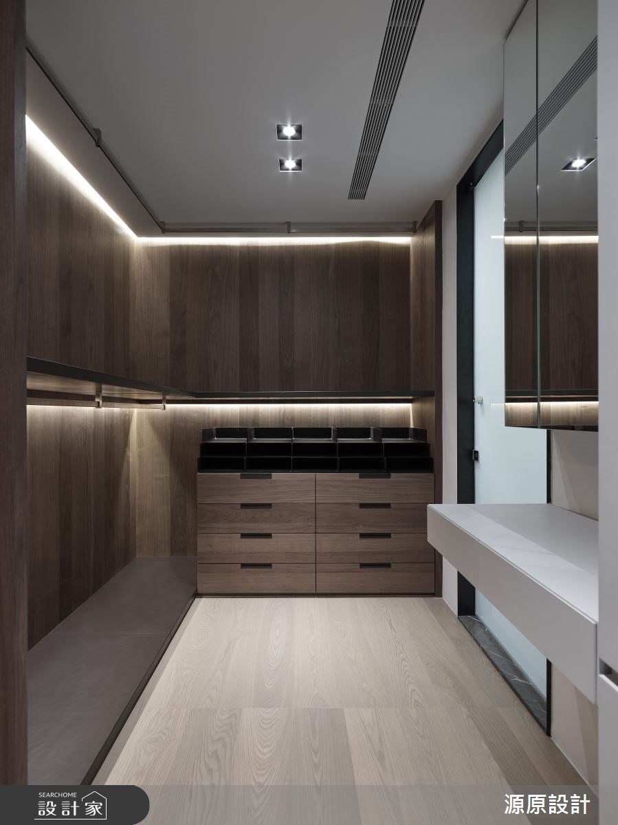 50坪新成屋(5年以下)＿現代風更衣間案例圖片＿源原設計 Peny Hsieh Interiors＿源原_08之17
