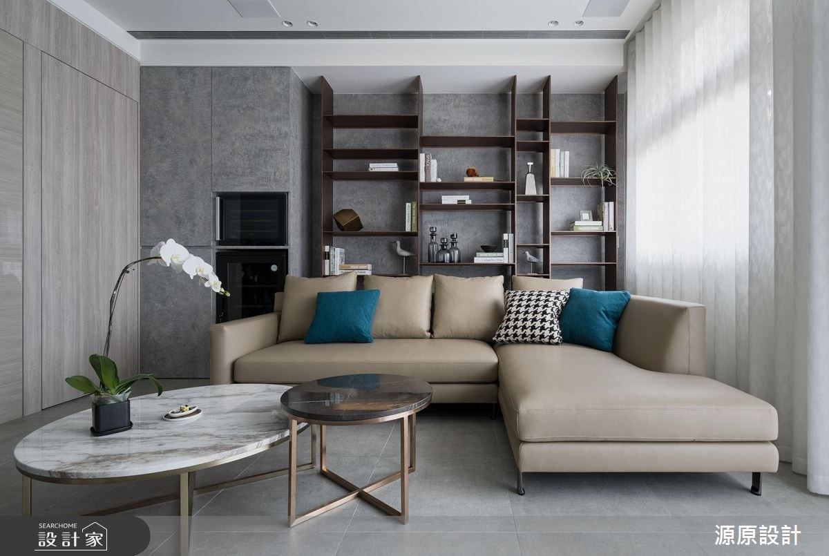 25坪新成屋(5年以下)＿現代風客廳案例圖片＿源原設計 Peny Hsieh Interiors＿源原_10之1