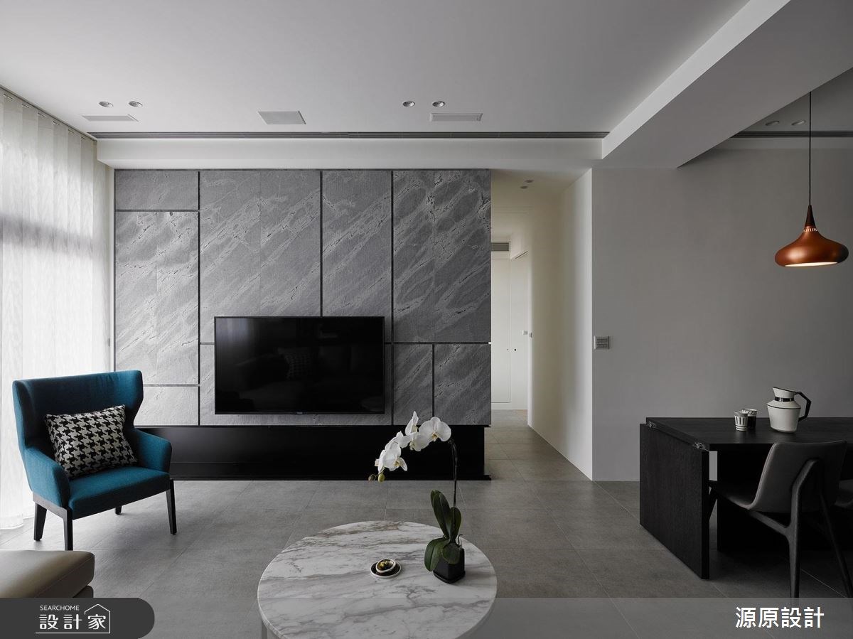 25坪新成屋(5年以下)＿現代風客廳案例圖片＿源原設計 Peny Hsieh Interiors＿源原_10之3