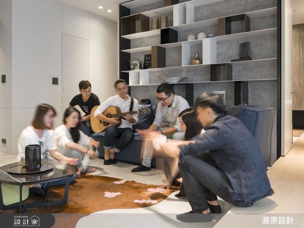 24坪新成屋(5年以下)＿現代風客廳案例圖片＿源原設計 Peny Hsieh Interiors＿源原_12之6
