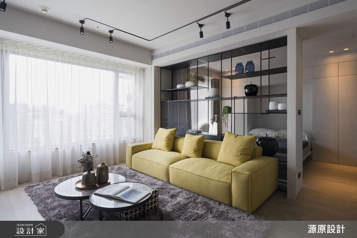 14坪新成屋(5年以下)＿現代風客廳案例圖片＿源原設計 Peny Hsieh Interiors＿源原_13之1