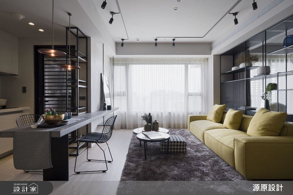 14坪新成屋(5年以下)＿現代風客廳餐廳案例圖片＿源原設計 Peny Hsieh Interiors＿源原_13之4
