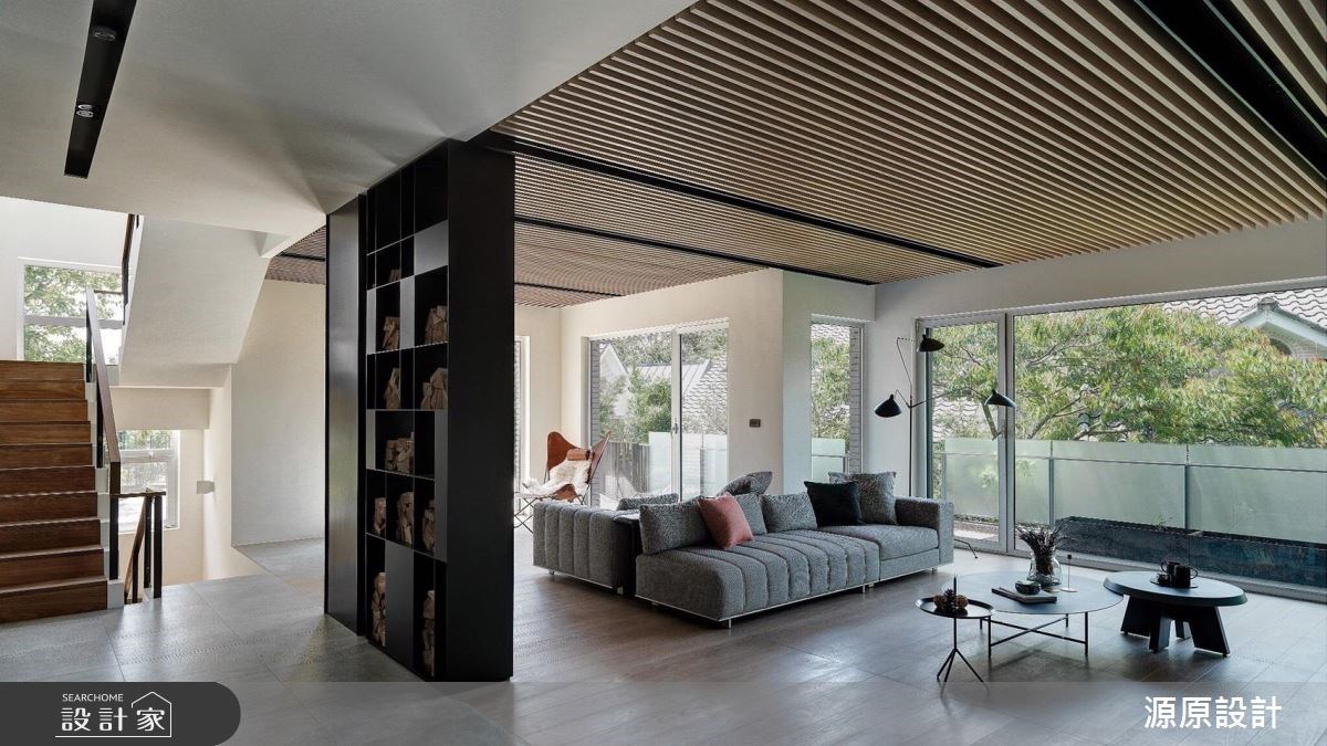 103坪新成屋(5年以下)＿現代風客廳樓梯案例圖片＿源原設計 Peny Hsieh Interiors＿源原_14之3