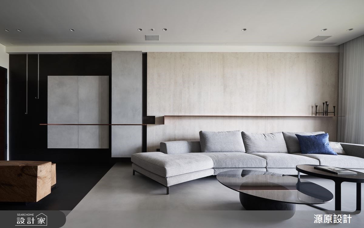 42坪新成屋(5年以下)＿現代風客廳案例圖片＿源原設計 Peny Hsieh Interiors＿源原_16之1
