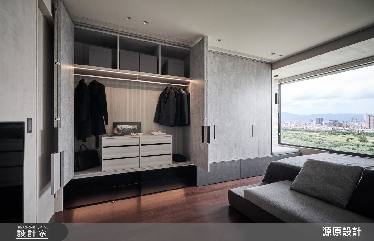 42坪新成屋(5年以下)＿現代風更衣間案例圖片＿源原設計 Peny Hsieh Interiors＿源原_16之22